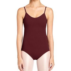 Women’s Vneck Burgundy Leotard Bodysuit